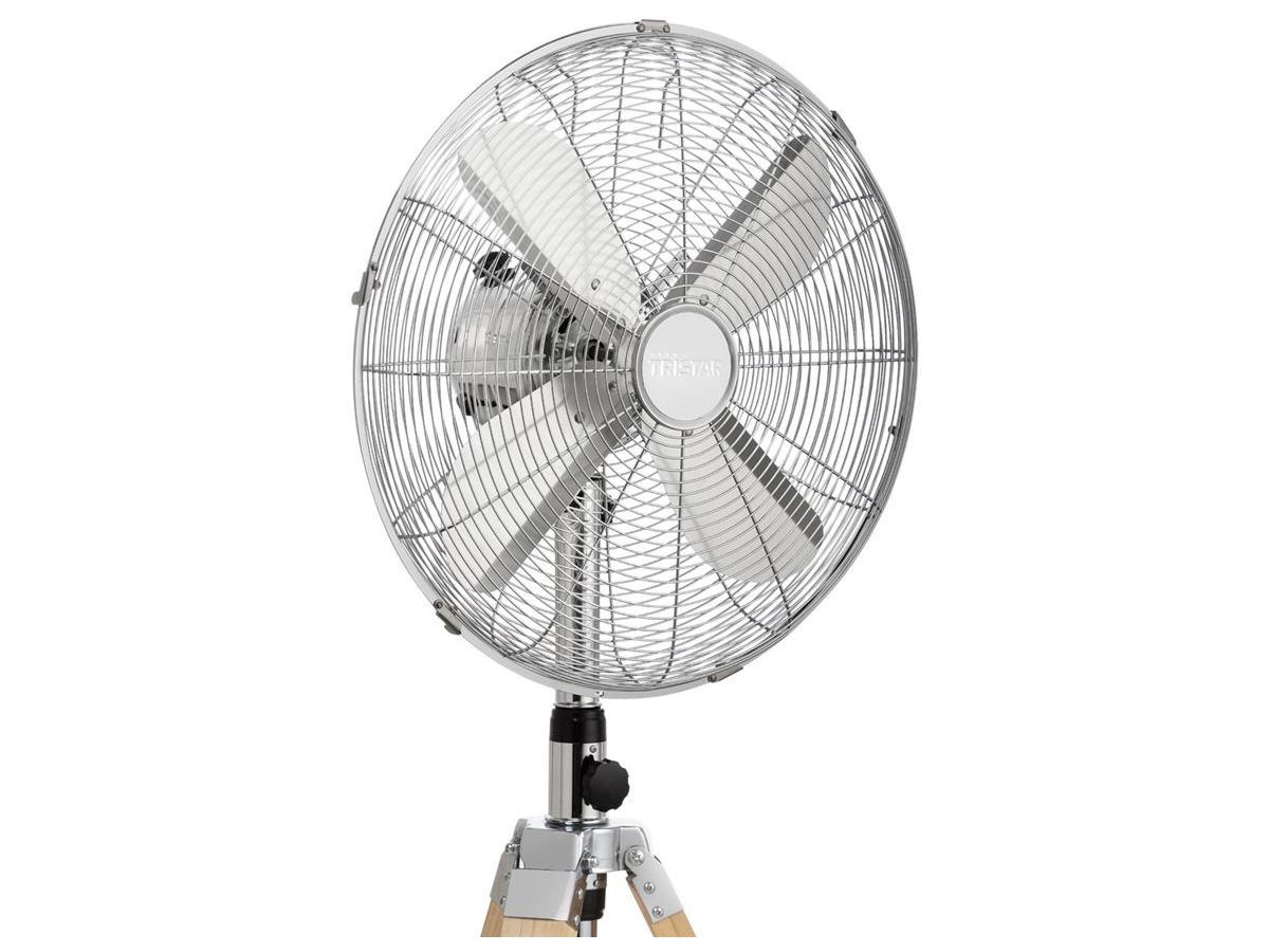 TRISTAR Ventilatore a piantana 40cm VE-5804 cromo (8713016096531)