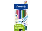 PELIKAN Crayons de couleur/gomme 700689 12 couleurs (4012700700681)