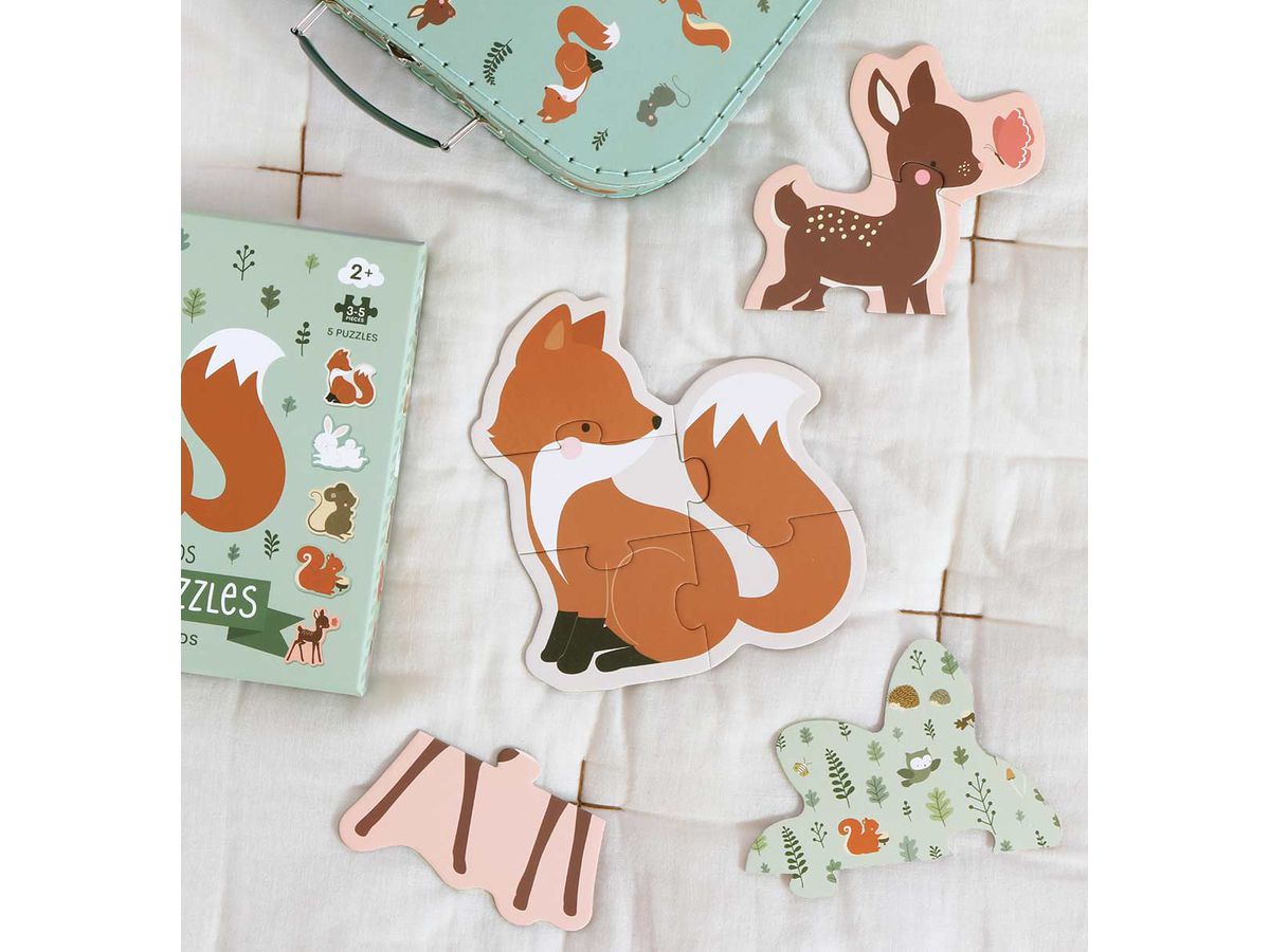 ALLC Puzzle PGPUFF05 Forest friends 5 pezzi (8719715002248)
