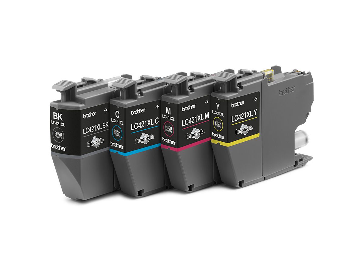 BROTHER Valuepack encre CMYBK LC-421XLVAL DCP-J1050 500 pages (4977766813594)