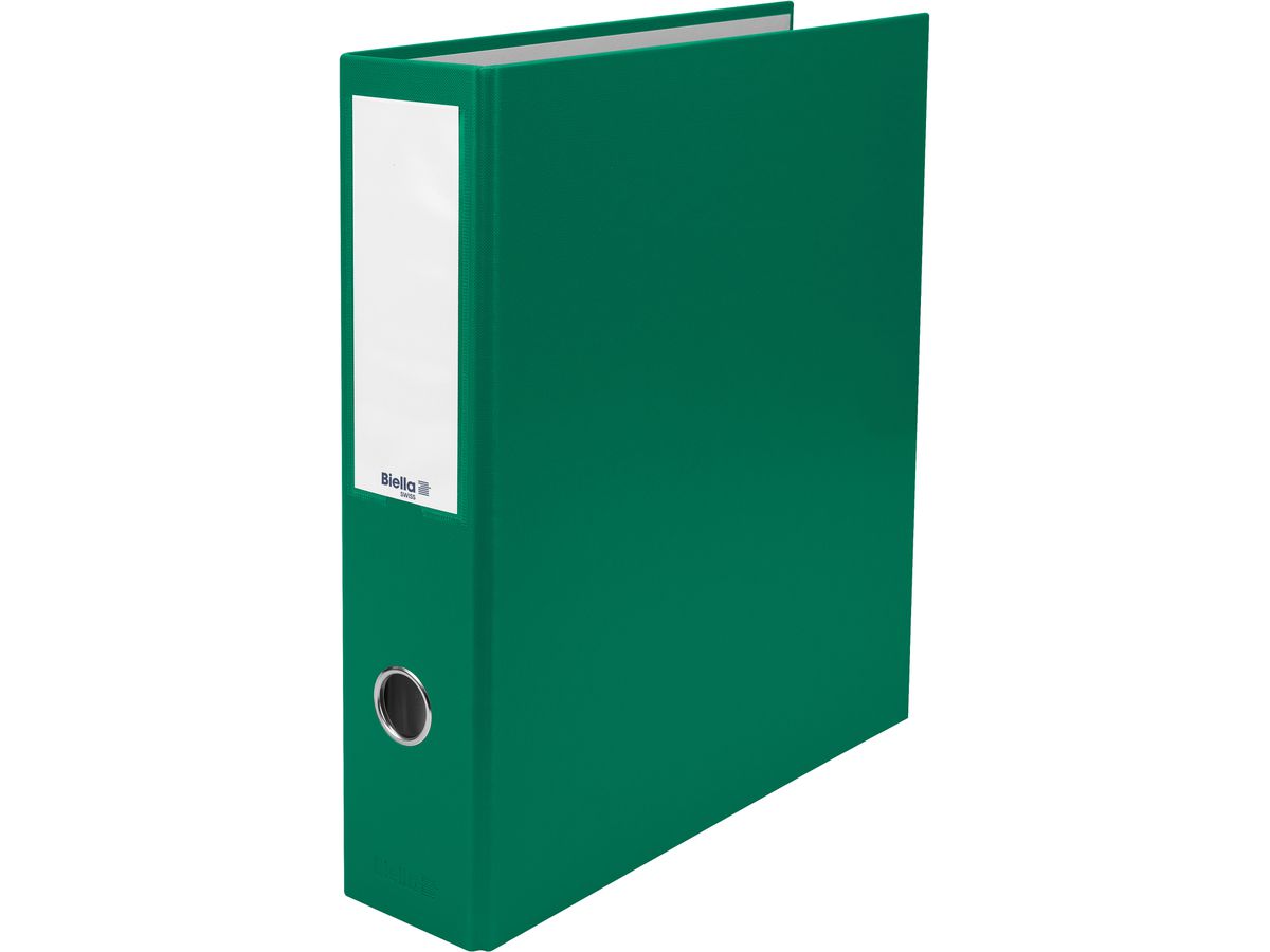 BIELLA Livre prés. Dinor-Quatro 7cm 12644730U vert, 4-anneaux A4 (7611365256181)