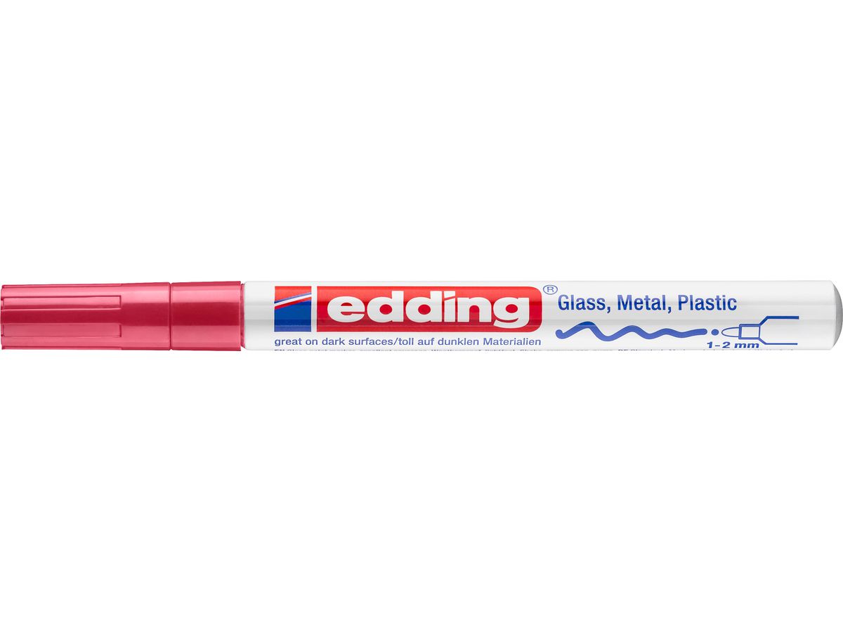 EDDING Paintmarker 751 CREA 1-2mm 751-2 CREA rot (4004764953394)