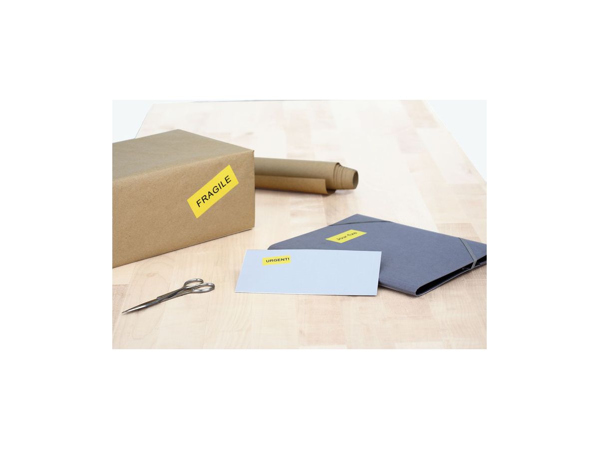 HERMA Etich. universali 70x37mm 4466 giallo 480 pz./20 fl. (4008705044660)