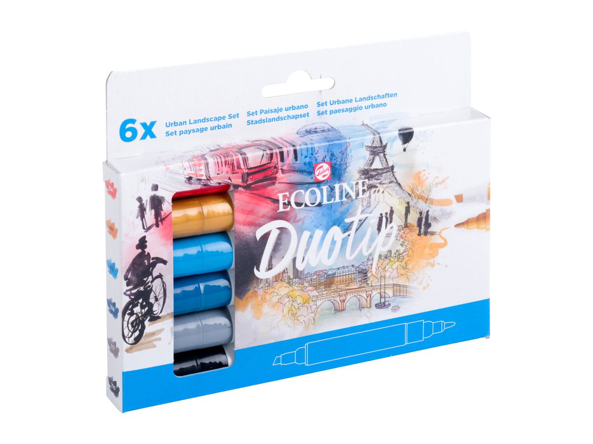 TALENS Ecoline Duotip Urban Landscape 11609913 6 couleurs (8712079470050)
