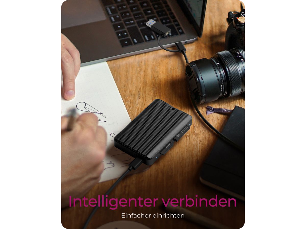 ICY BOX USB-C Gen 3.2 Cardreader for IB-CR504-C31 Cfexpress & SD 4.0 (4250078174103)