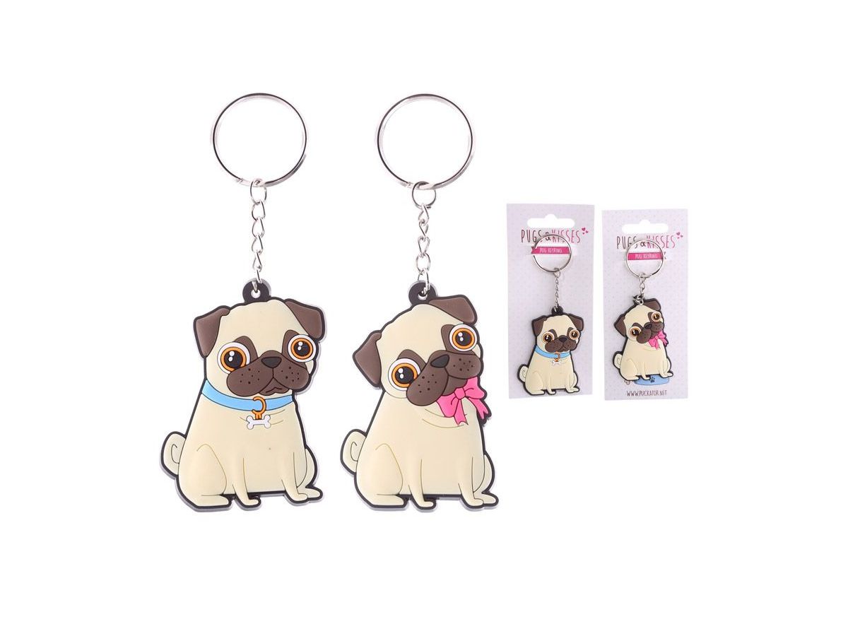 ROOST Porte-clé Mops Key48 (5055071713422)