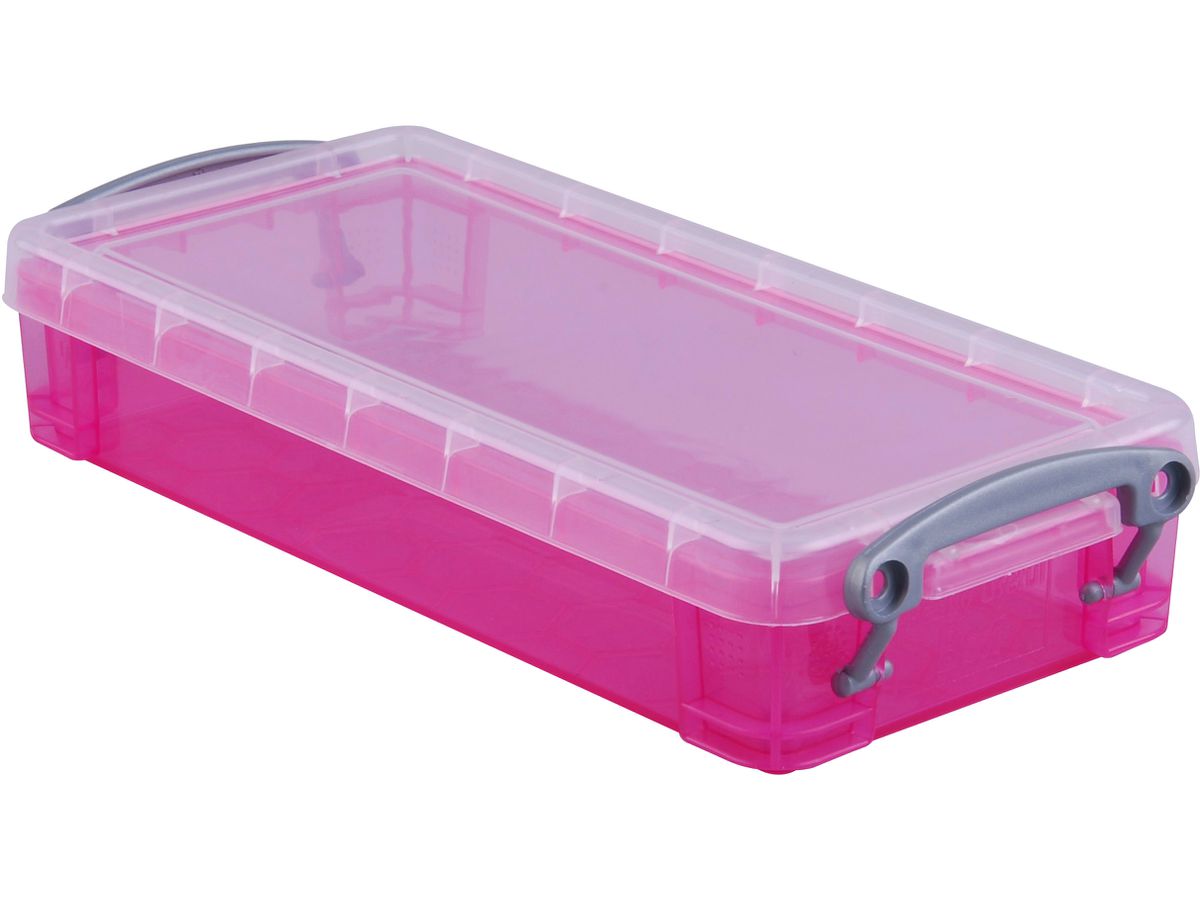USEFULBOX Box plastica 0,55lt 68501618 pink trasparente (5060231635490)