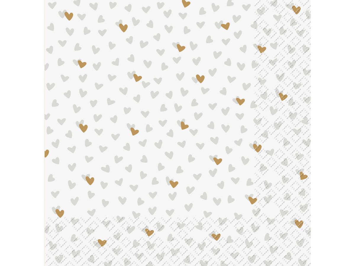 STEWO Salviette Lovelyn 33x33cm 2572650566 grigio chiaro 20 pezzi (7630050800584)