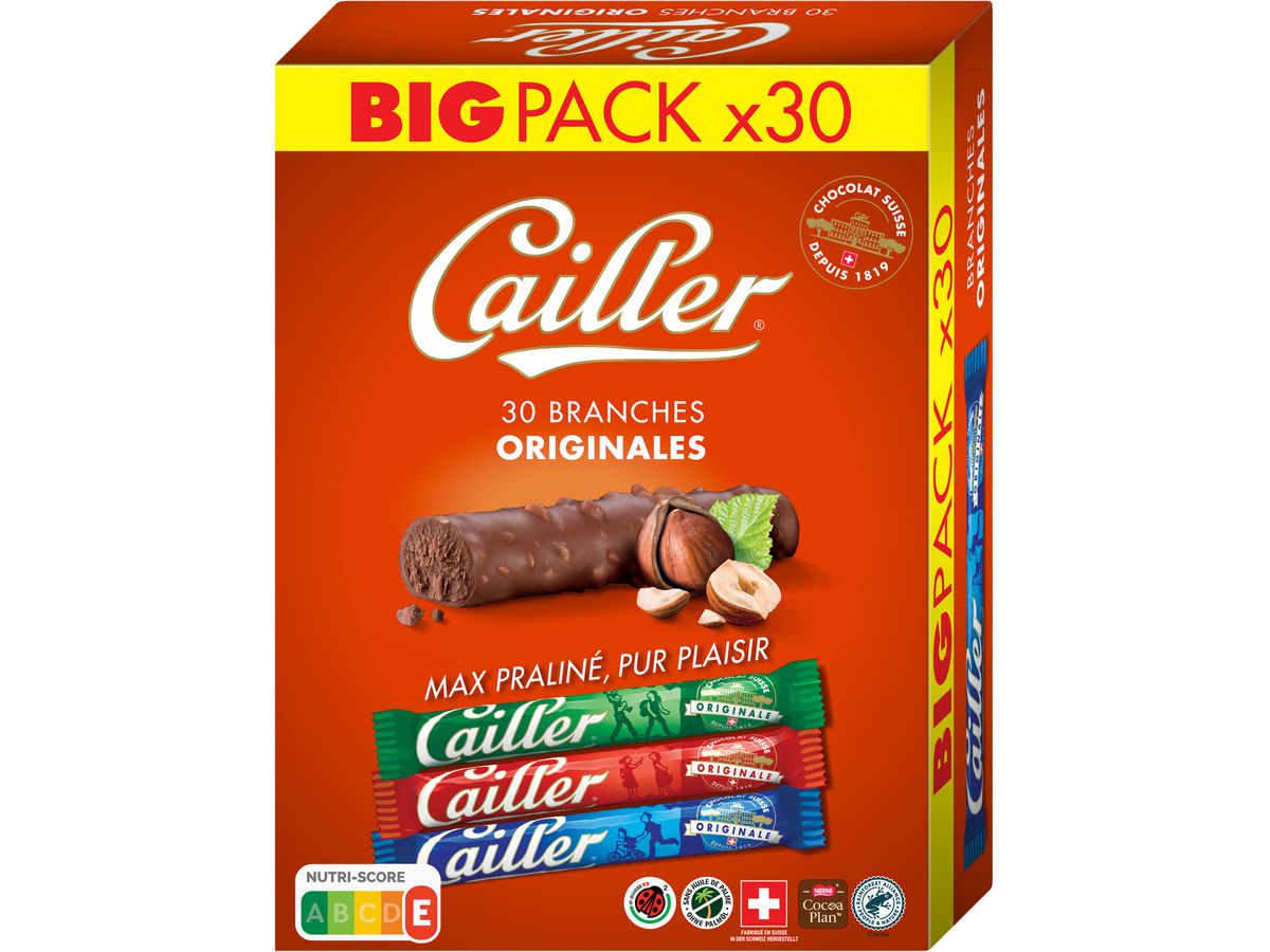 CAILLER Branches Latte 12367870 23g, 30 pz. (7613031097579)