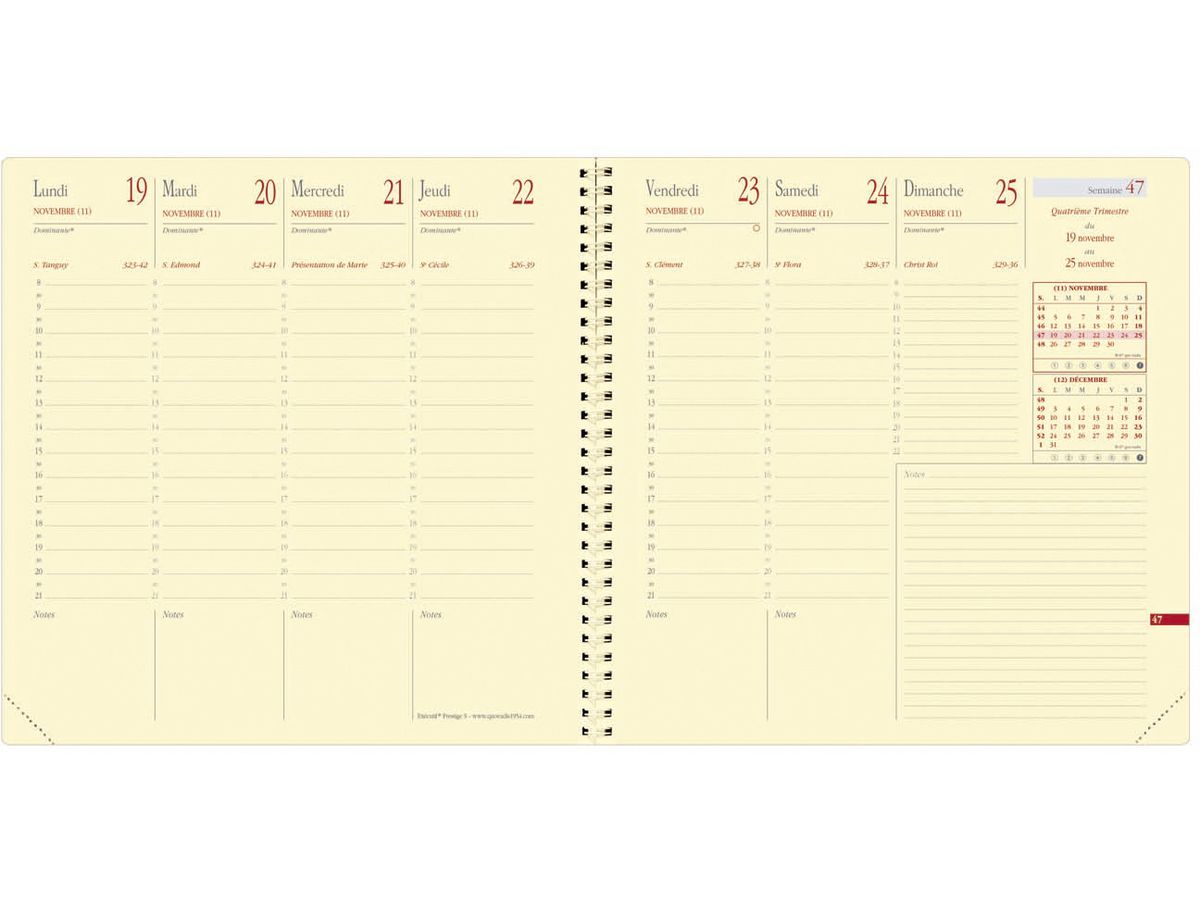 QUO-VADIS Agenda Executif Soho 2026 654146Q 1S/2P violet FR 16x16cm (3371010528189)