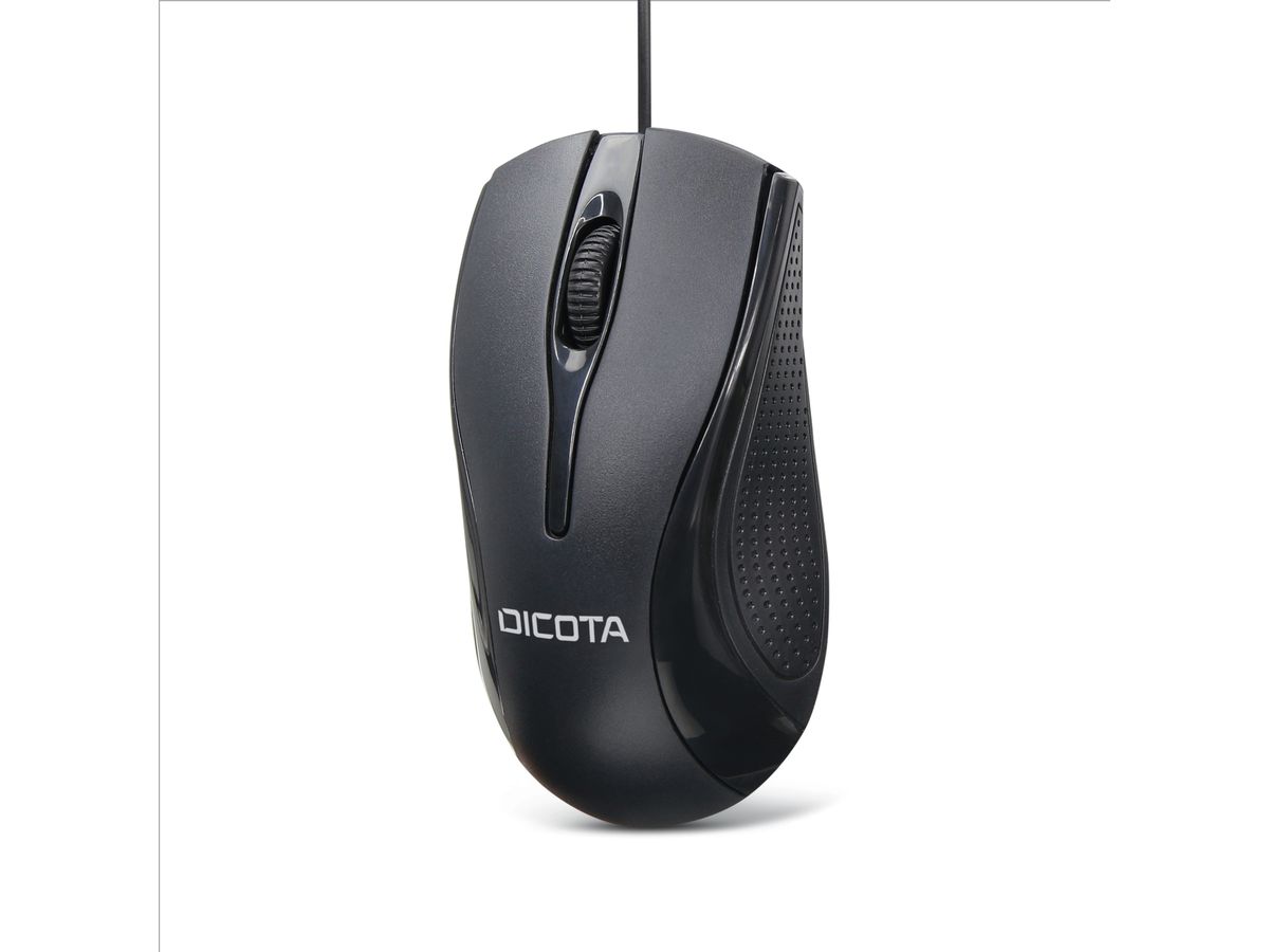 DICOTA Wired Mouse D32011 Black (7640239420786)