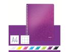 LEITZ Libre spirale WOW PP A4 46380062 violet 80 flls. (4002432107711)