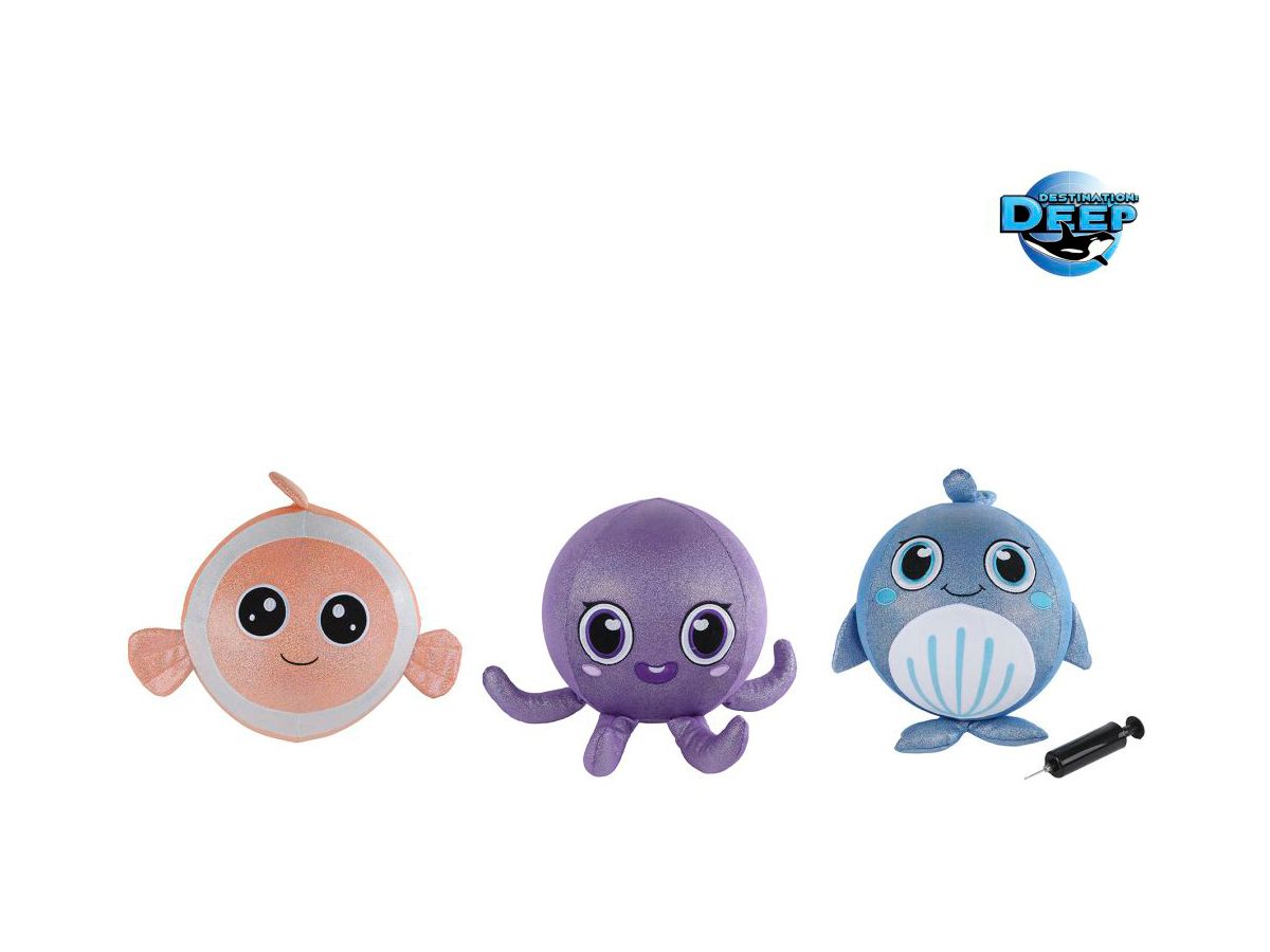 ROOST Aufblasbare Tiere 30cm 660684 mit Pumpe, assortiert (8713219548974)