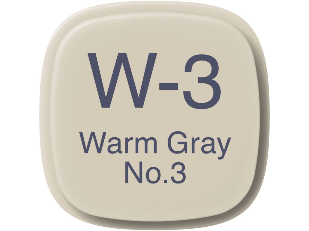 COPIC Marker Classic 2007508 W-3 - Warm Grey No.3 (4511338000373)