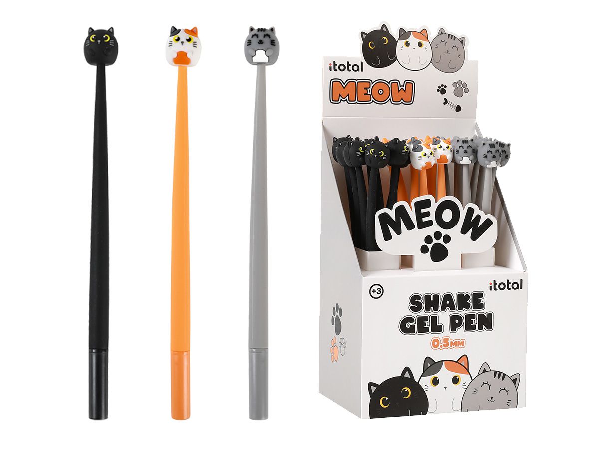 I-TOTAL Gelschreiber Cat XL1164B flexibel, assortiert (8059037072704)