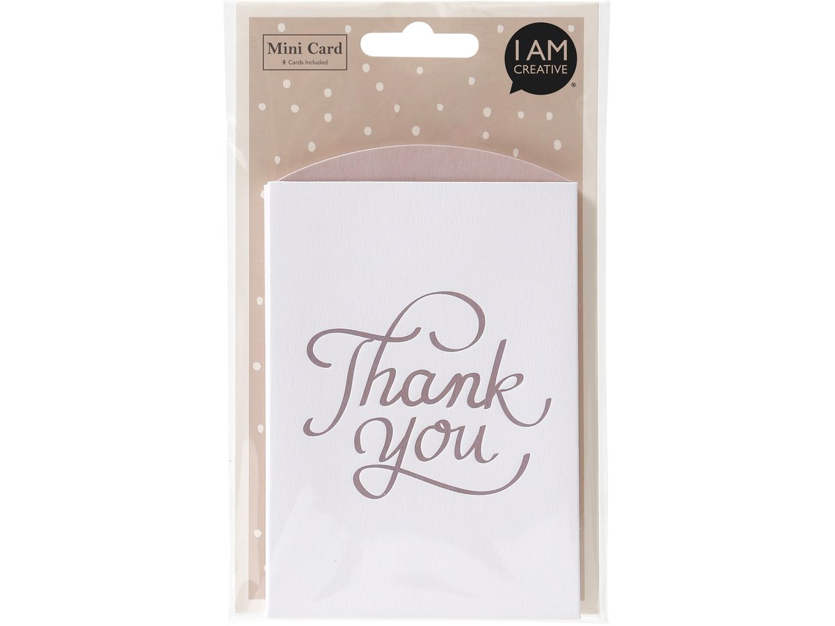 I AM CREATIVE Jeu de cartes 4088.86 de remerciement, 8 pcs. (7611983197163)