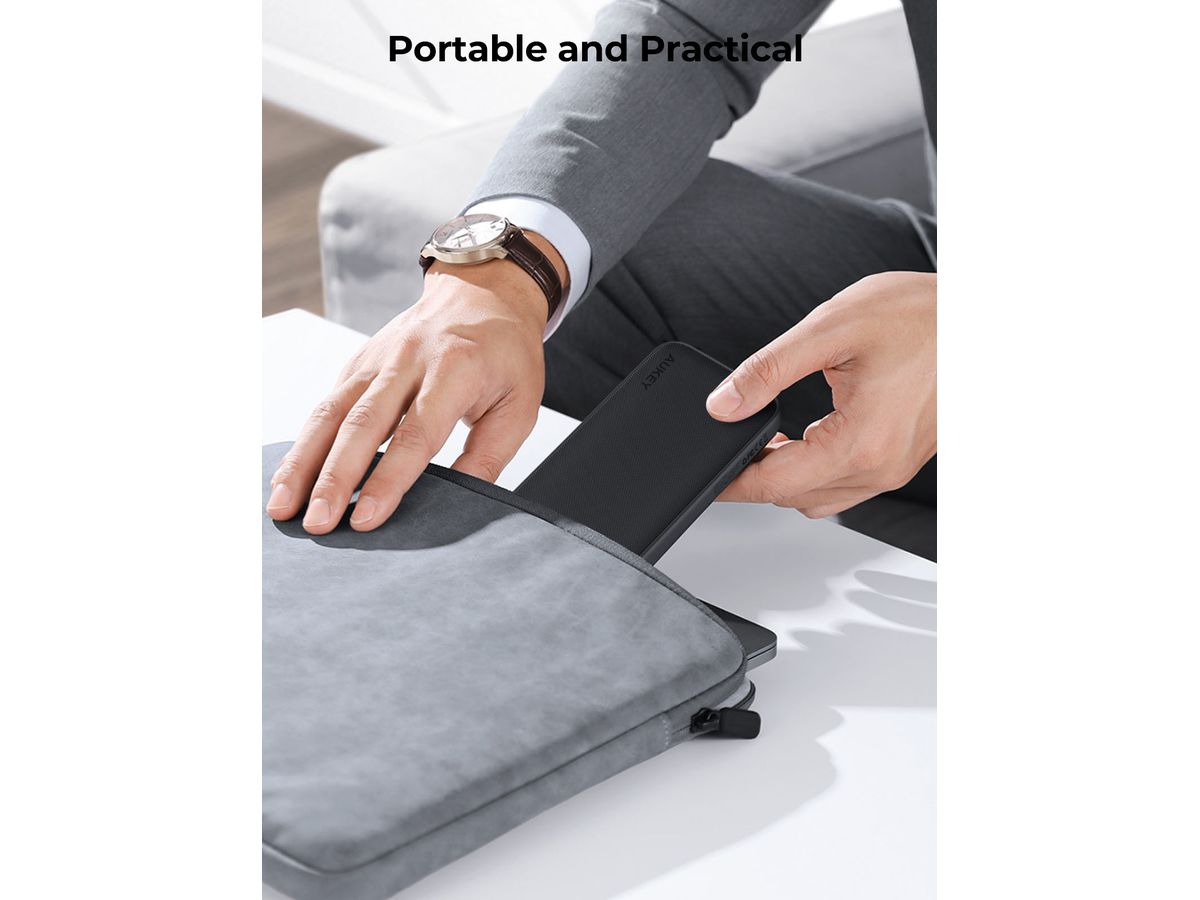 AUKEY Spark GO 10000mAh Plus Powerba PB-Y46P 20W Fast Charging, Grey (0689323788606)