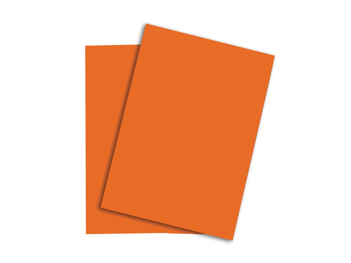 PAPYRUS Rainbow Papier FSC A4 88043103 intensivorange, 120g 250 Blatt (7318761043284)