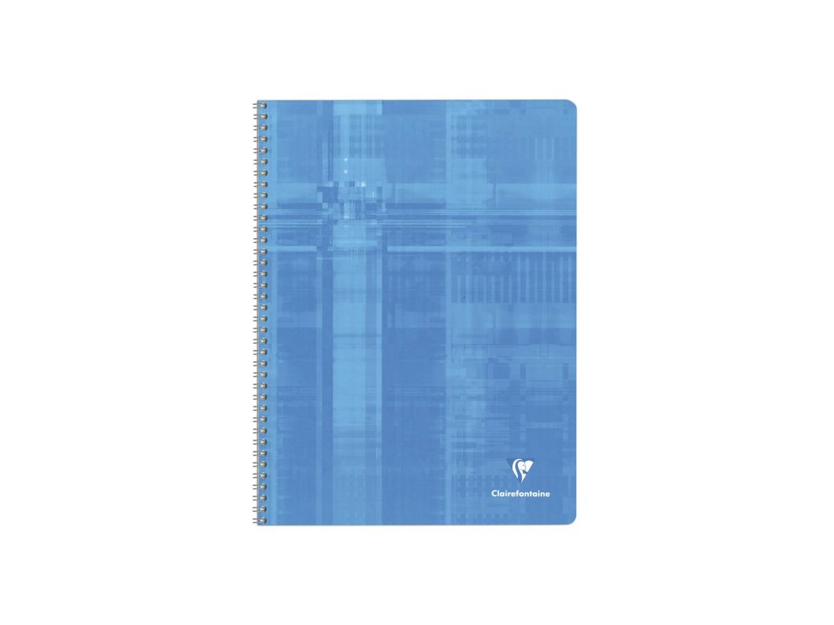 CLAIREFONTAINE Carnet spirale ass. A4 8342 5mm, quadrillé 50 feuilles (3329680834208)