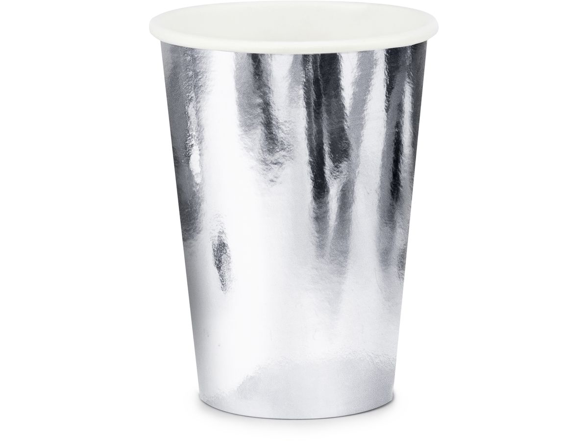 PARTYDECO Bicchieri 220ml KPP35018EU1 Argento 6 pezzi (5900779189447)