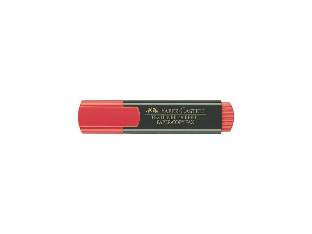 FABER-CASTELL Textmarker TL 48 1-5mm 154821 rosso (4005401548218)