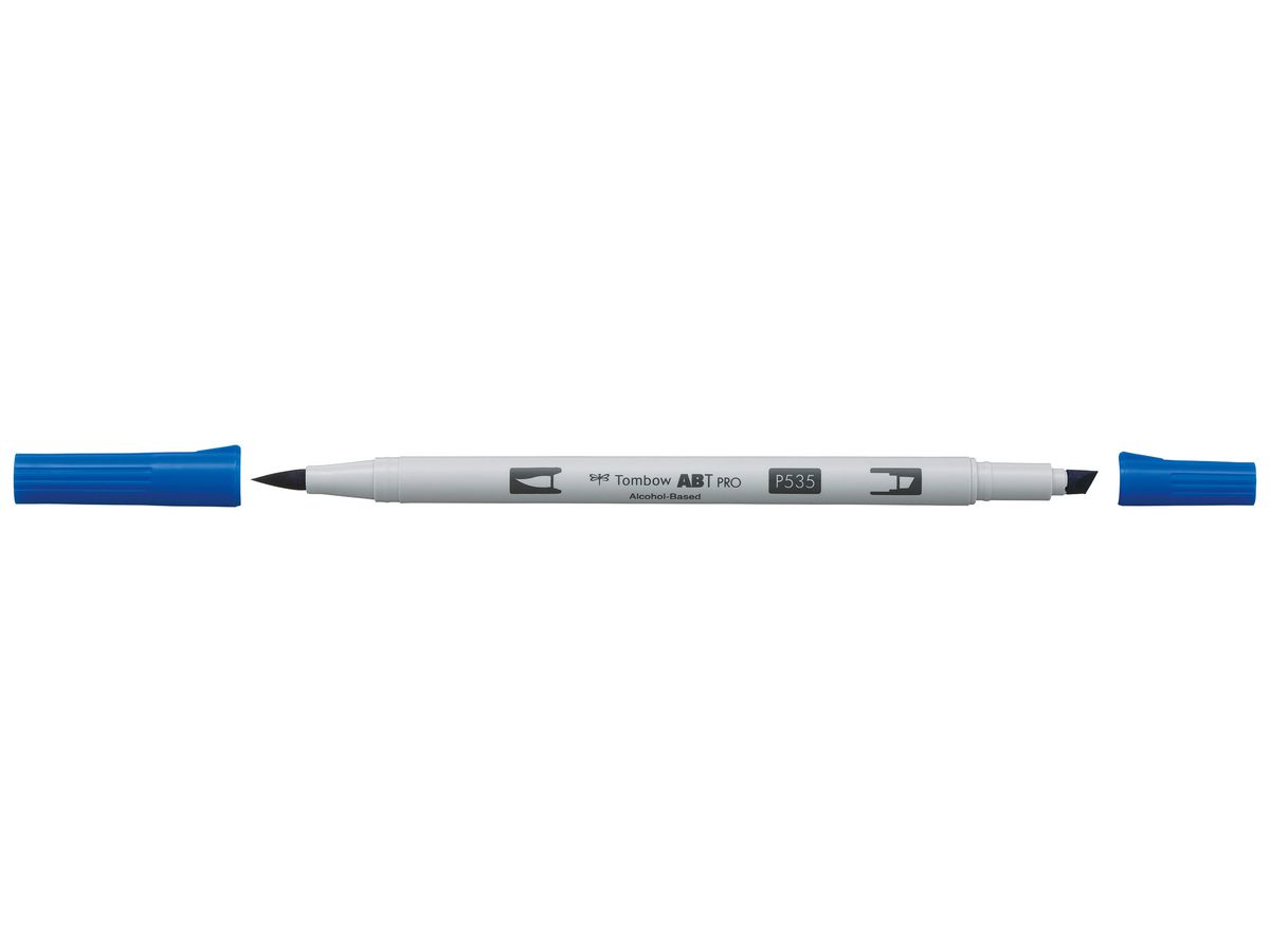 TOMBOW Dual Brush Pen ABT PRO ABTP-535 cobalt blue (4901991648416)