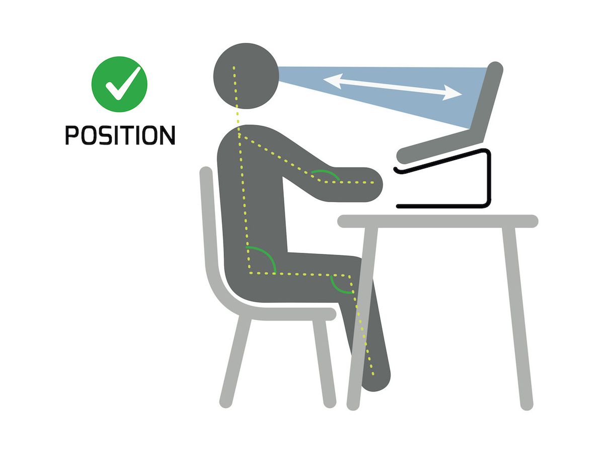 PORT Ergonomic Notebook Stand 901103 alu, from 10 to 15.6 inch (3567049011031)