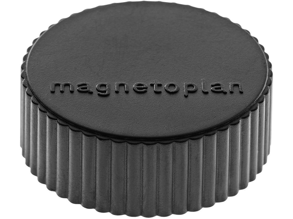 MAGNETOPLAN Calamita Magnum 16600412 nero, Blister 4 pezzi (4013695020549)