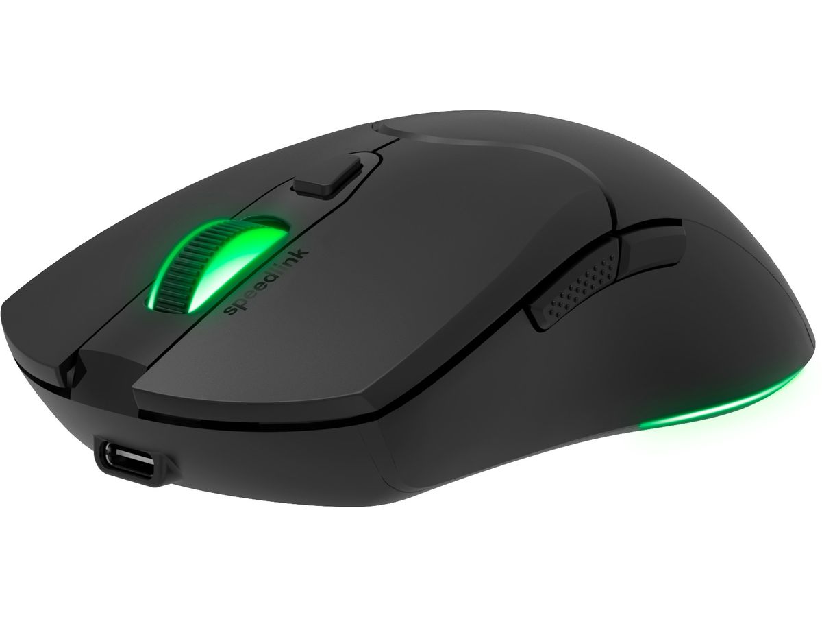 SPEEDLINK VELOX Rechargeable Gam.Mouse SL-680102-BK RGB, Wireless, Black (4027301846935)