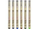 SAKURA Pigma Micron 05 Set 0.45mm POXSDK056B Tons de terre 6 pièces (8712079421762)