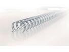 GBC Baguettes de reliure 9.5mm A4 RG810697 argent, 34 anneaux 100 pcs. (5019577190316)