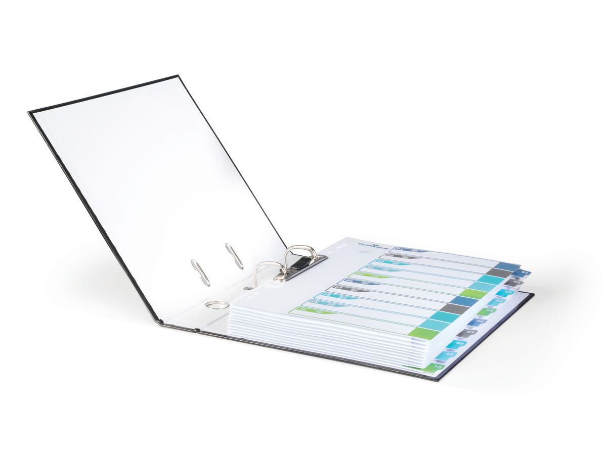 DURABLE Registro PP A4+ 679527 multicolore 1-10 (4005546735115)
