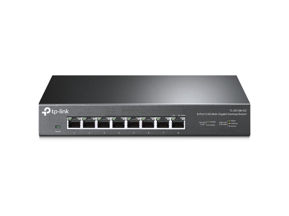 TP-LINK 2.5G Multi-GB Switch TL-SG108-M2 8-Port (6935364052904)