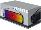 STREETZ BT Boombox 2x7.5 W CMB-110 Black,AUX,USB flash,LED,IPX5 (7333048057471)
