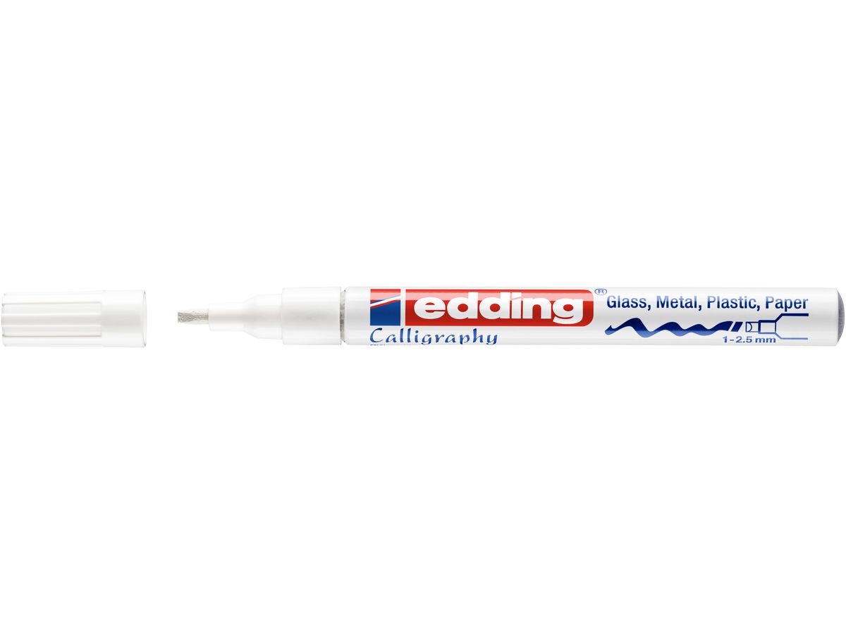 EDDING Lackmarker 753 753-49 weiss (4057305016171)