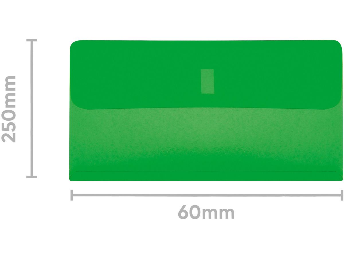 BIELLA Manchons transparent 60x30mm 27360230U vert 25 pcs. (7611365219100)