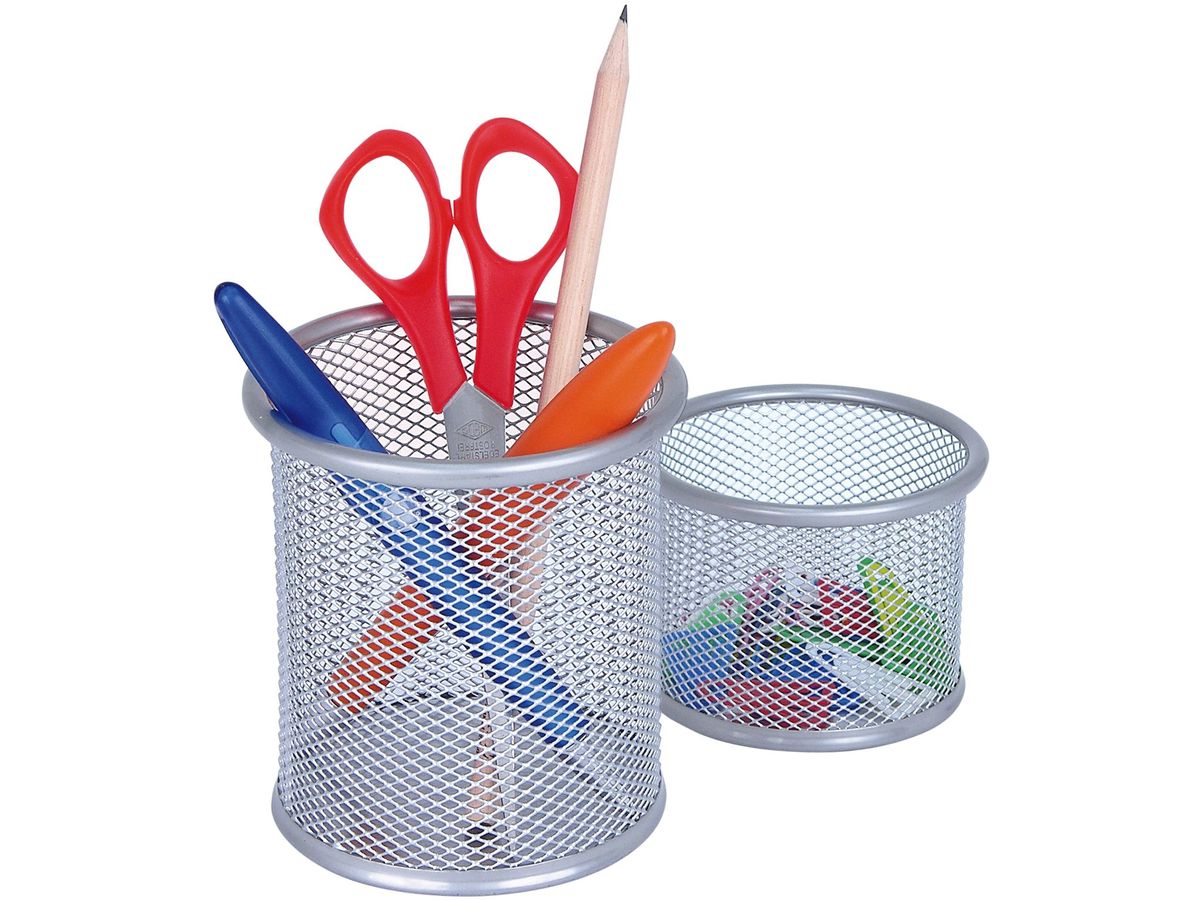 WEDO Porte-crayons OFFICE 65454 2 piéces métal argent (4003801792767)