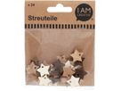I AM CREATIVE Spolverini a stella 2cm 4501.28 miscela naturale 24 pezzi (7611983159123)