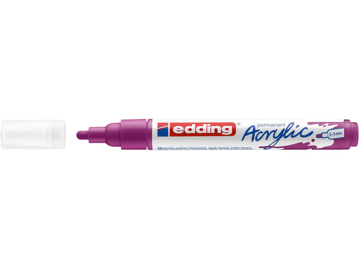 EDDING Acrylmarker 5100 2-3mm 5100-910 berry (4057305027139)