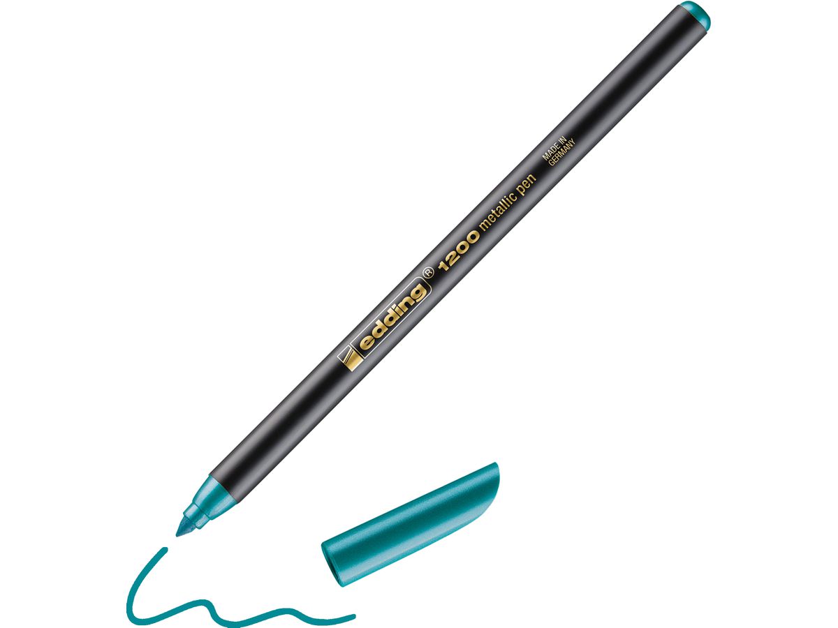 EDDING Penna fibra 1200 1-3mm 1200-74 verde (4004764926237)