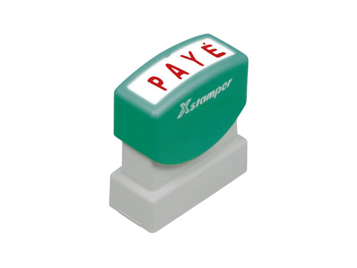 XSTAMPER Tampon Paye F102-R rouge (4974052966040)