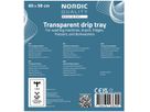 NORDIC Q Driptray transparent 352296 60 x 58 cm (5706470036499)