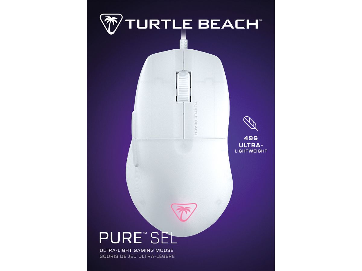 TURTLE BEACH Pure SEL TBM-1001-15 Gaming Mouse, White (0731855710010)