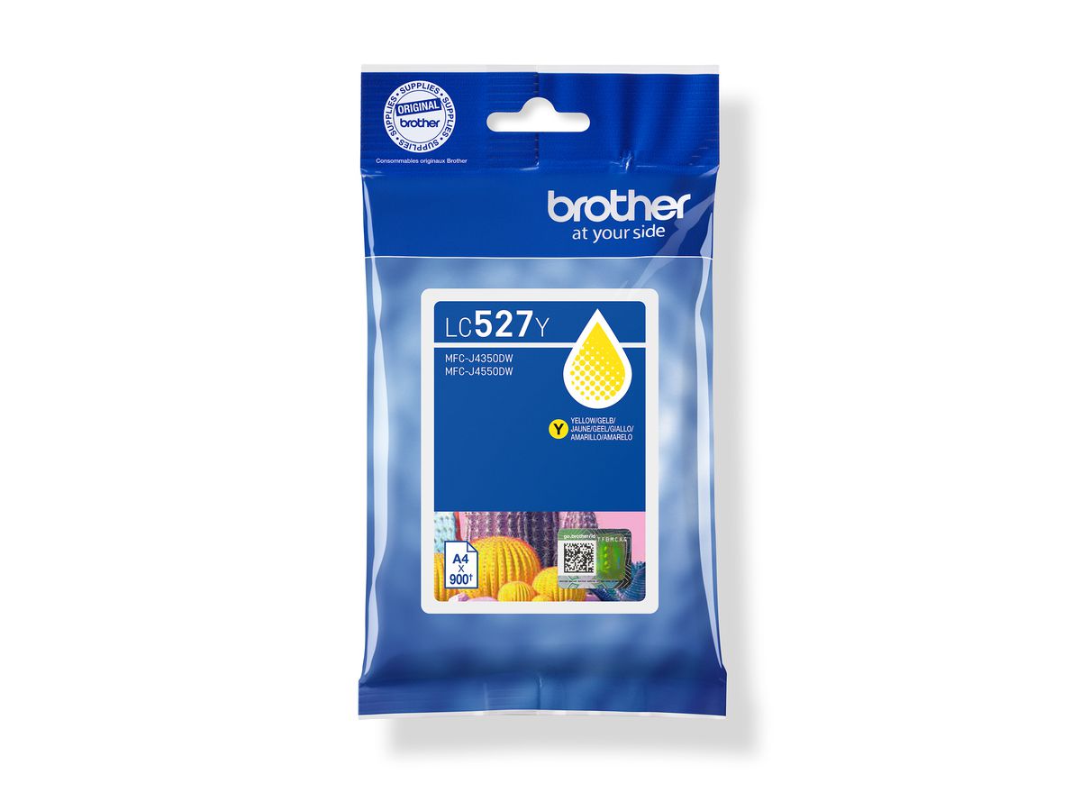 BROTHER Cart. d'inchiostro yellow LC-527Y MFC-J4350DW 900 pagine (4977766839587)