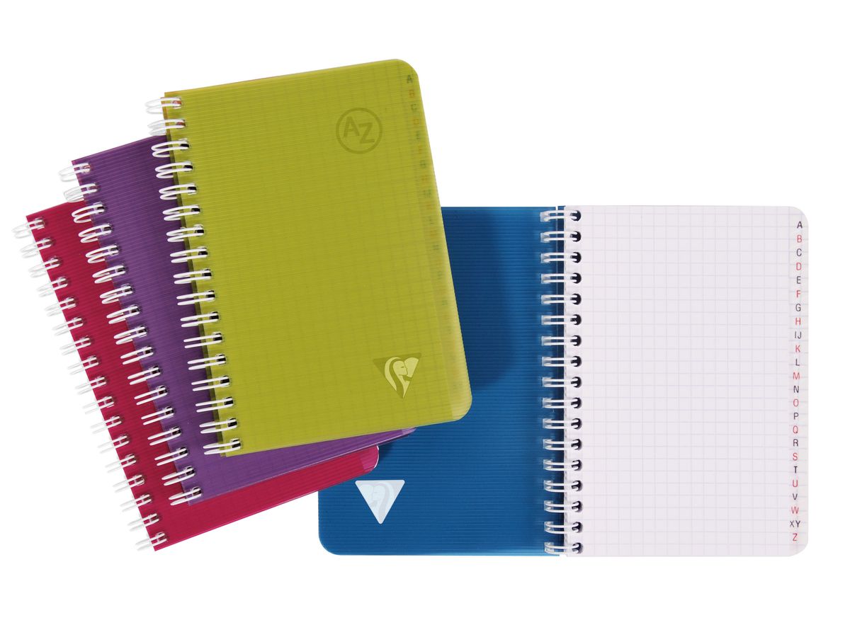 CLAIREFONTAINE LINICOLOR Cahier 9,5x14cm 329225 A-Z 50 feuilles (3329683292258)