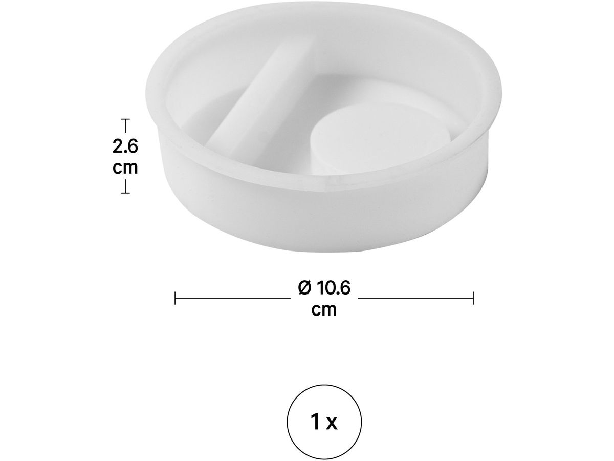I AM CREATIVE Silikon Giessform 1704.33 Kerzenhalter für Teelicht (7611983250615)