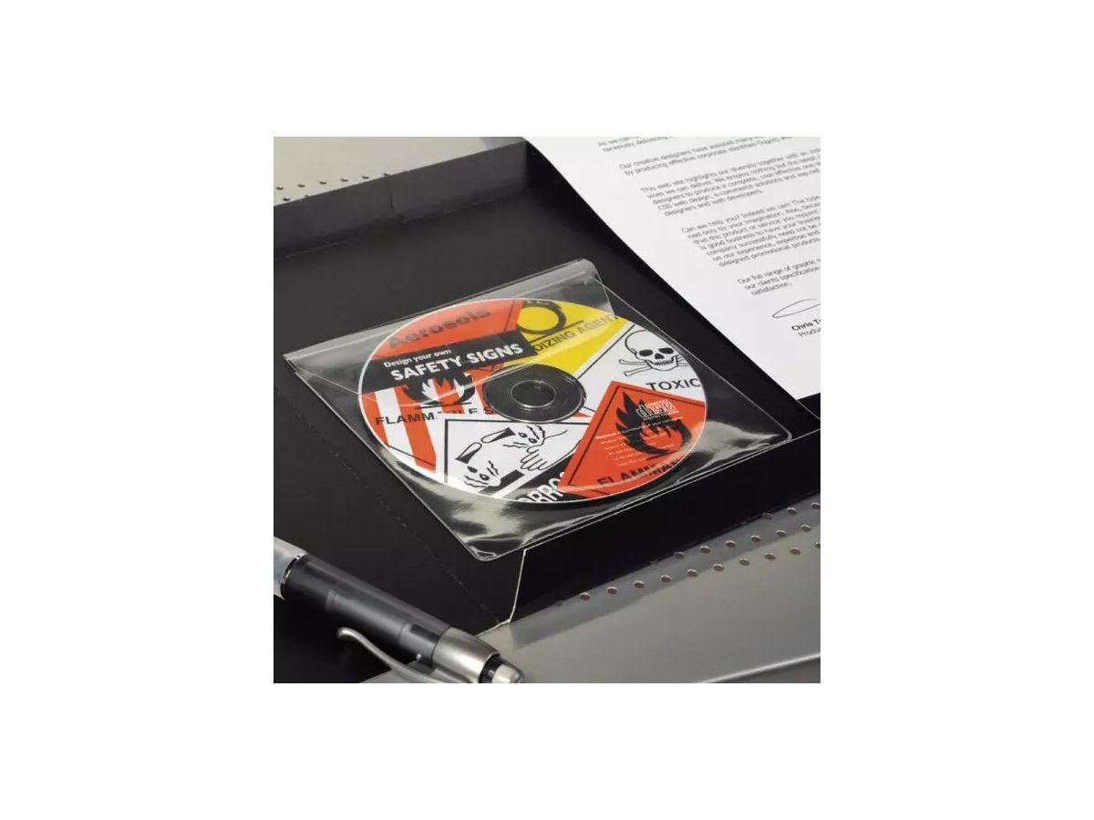 3L CD/DVD bag 127x127mm 6832-100 autoadesivo 100 pezzi (5701193005210)