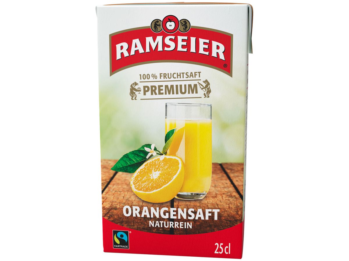 RAMSEIER Prime jus d'orange 5925 25 cl, 27 pcs. (7610057310675)