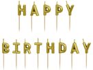 PARTYDECO Candele Happy Birthday SCS-13-019 oro (5904555032699)