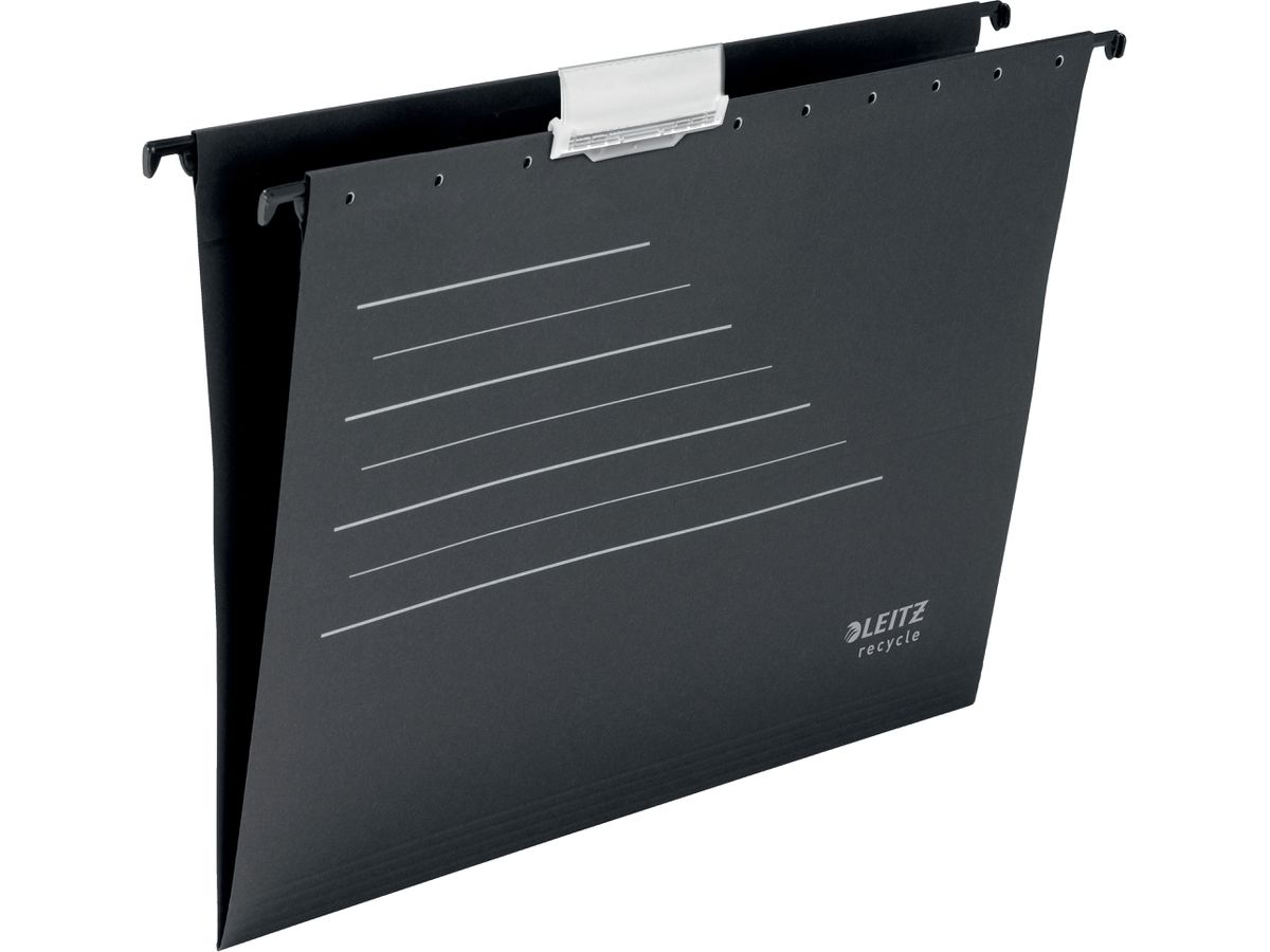 LEITZ Cartella sospesa Recycle A4 1921-00-95 nero, cartone (4002432127061)